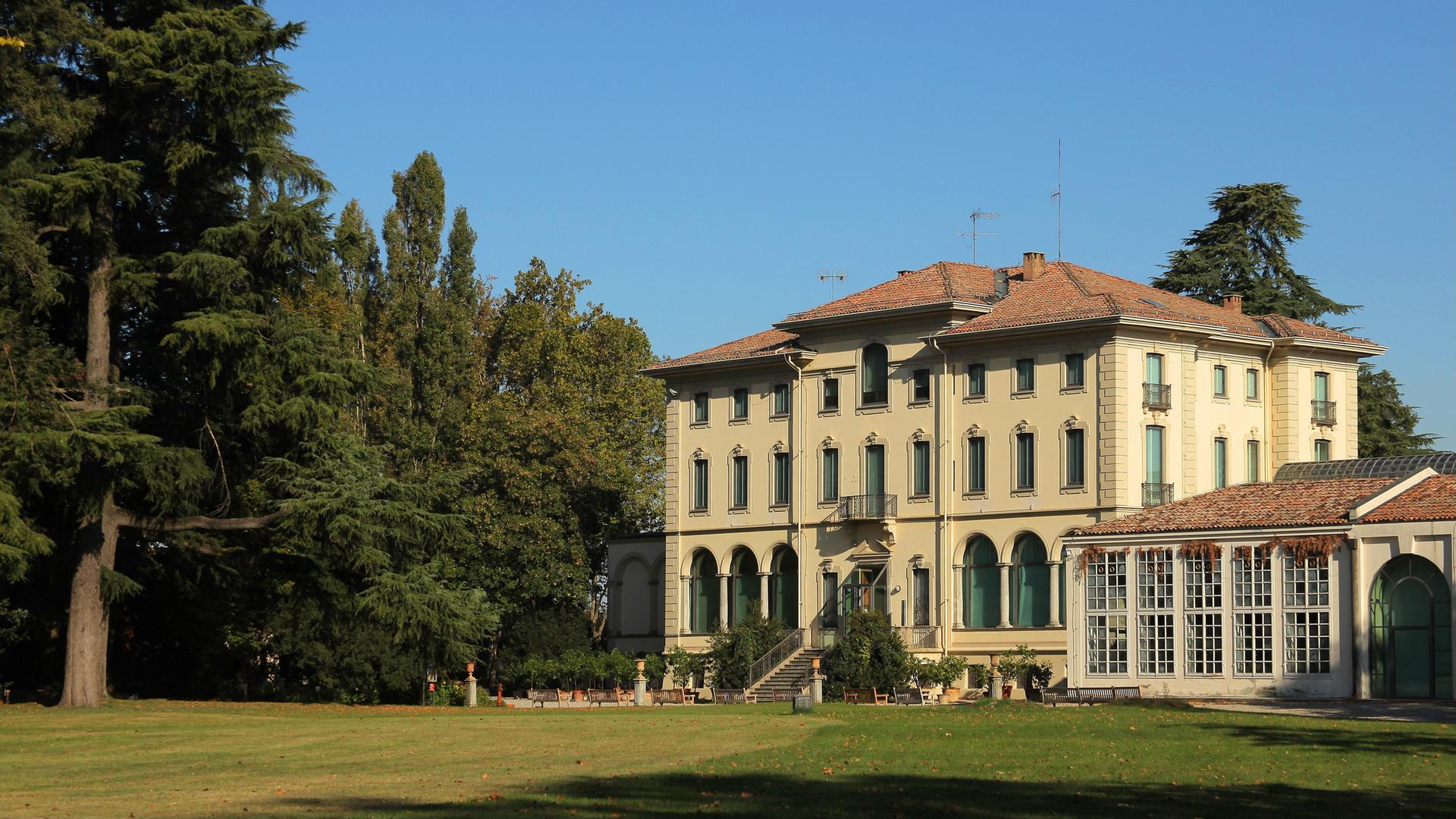 Das Foto zeigt die Stiftung Magnani-Rocca, ein Museum im Norden Italiens.