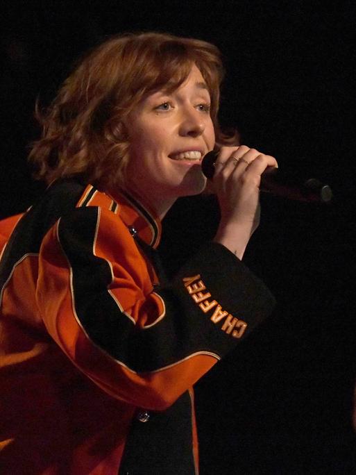Antje Schomaker live beim Auftakt ihrer 'Snacks'-Tour im Musikzentrum. Hannover, 06.03.2024