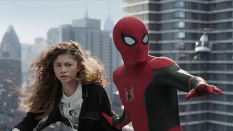 Filmszene aus:" Spider-Man - No Way Home", 2021.