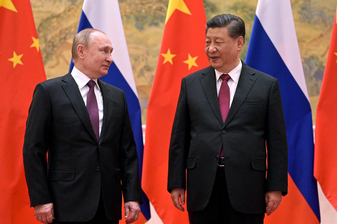 Präsident Wladimir Putin traf in Peking mit Chinas Staatschef Xi Jinping zusammen. 