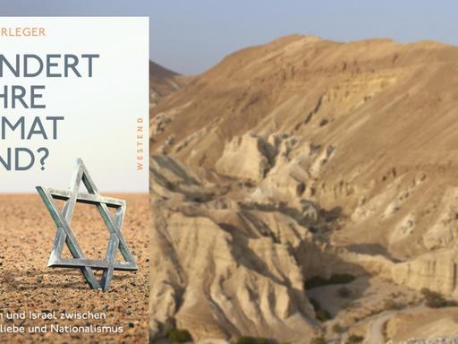 Blick über die Judäische Wüste bei Ein Bokek in der Nähe des Toten Meeres in Israel. Die 1.500 Quadratkilometer große judäische Wüste liegt zwischen den Hügeln von Judäa und dem Toten Meer und ist eine Regenschattenwüste.(Hintergrundbild) Buchcover (Vordergrundbild)
