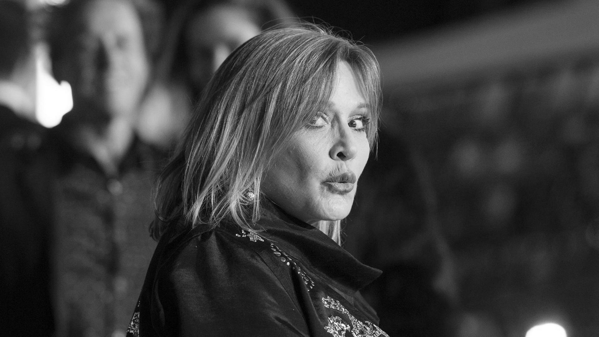Die Schauspielerin Carrie Fisher Die Schauspielerin Carrie Fisher