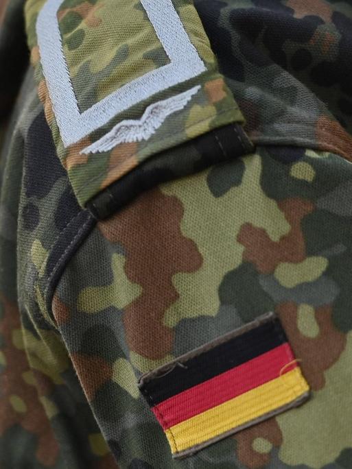 Das Rangabzeichen eines deutschen Soldaten der Bundeswehr, 2021.