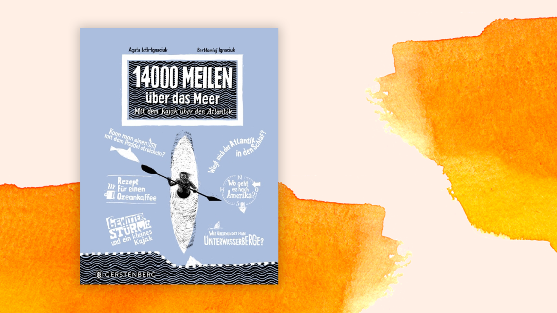 Das Cover des Buches "14.000 Meilen über das Meer".
