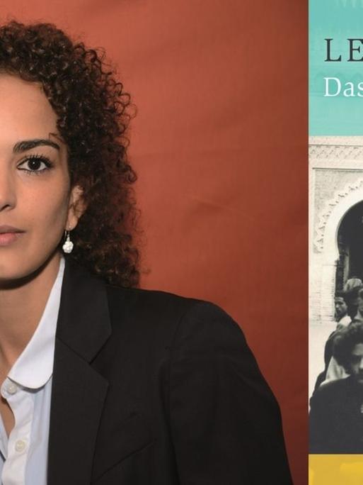 Leïla Slimani: "Das Land der Anderen" Zu sehen sind die Autorin und das Buchcover