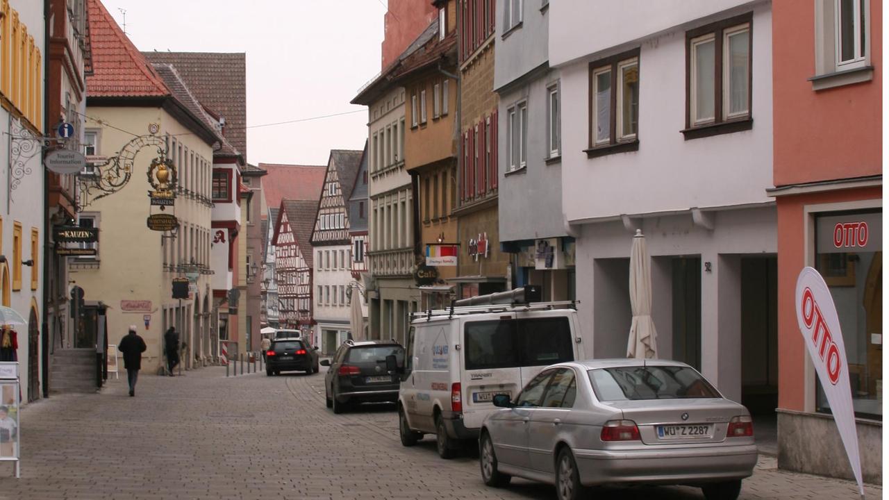 Die Hauptstraße von Ochsenfurt