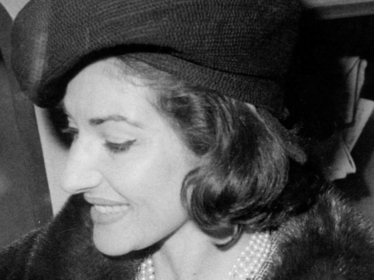 Maria Callas im Jahr 1967 in Berlin