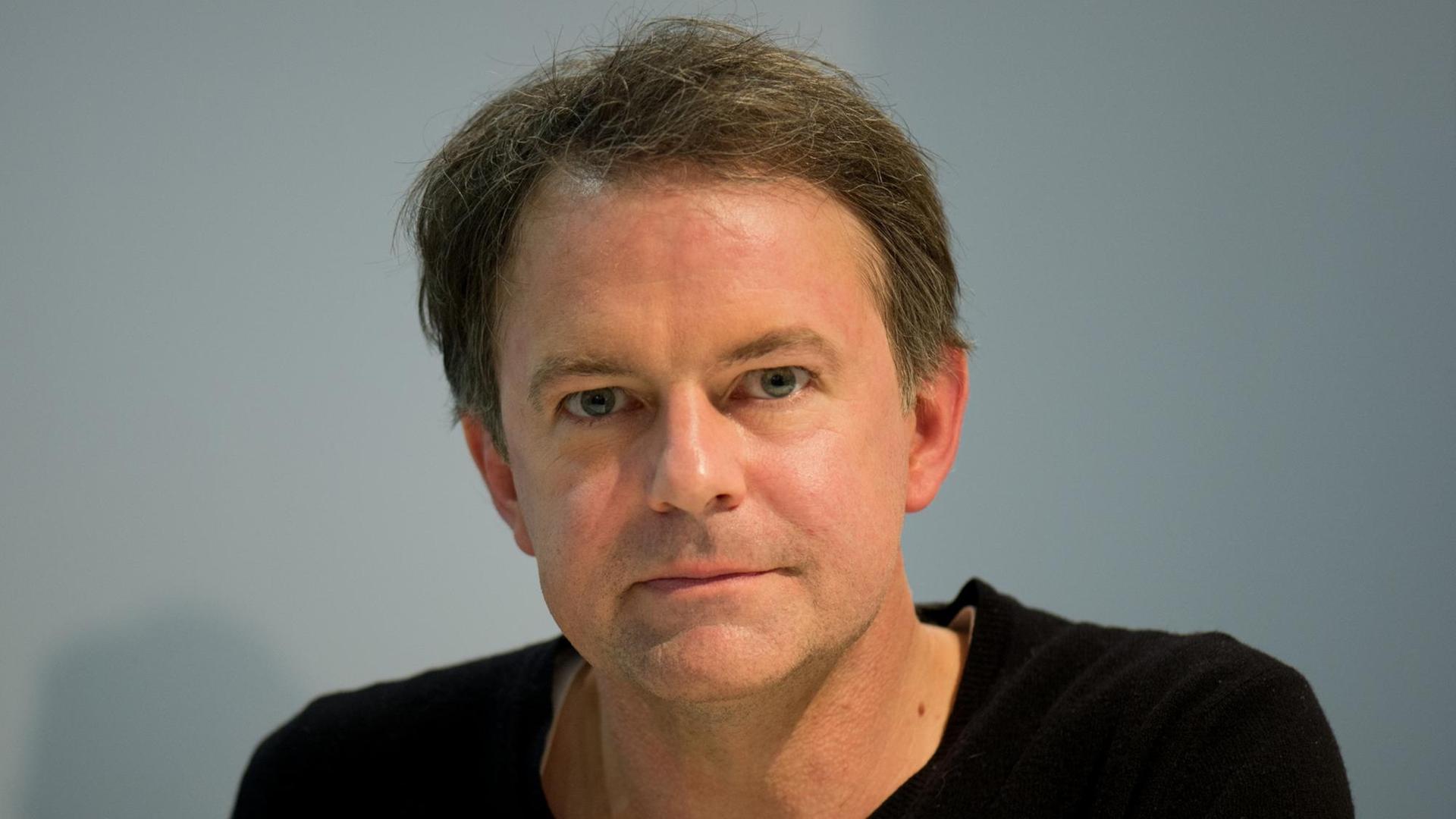 Der Schriftsteller Yannick Haenel auf der Frankfurter Buchmesse 2014