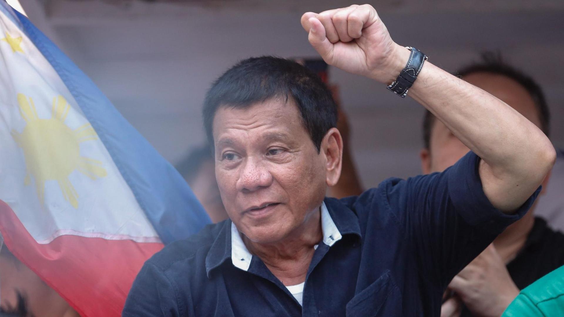 Der philipinische Präsidentschaftskandidat Rodrigo Duterte.