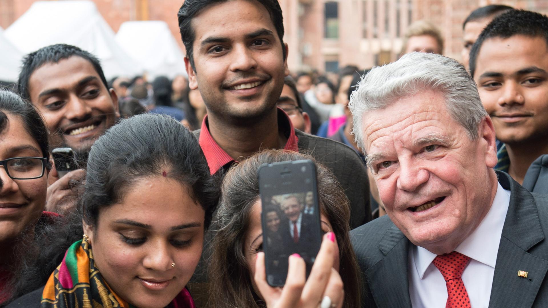 Bundespräsident Gauck in Indien