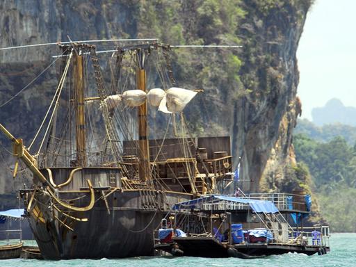 Dreharbeiten zu "Die Schatzinsel" in Thailand, 2007