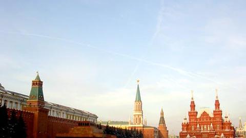 Der Kreml auf dem Roten Platz in Moskau