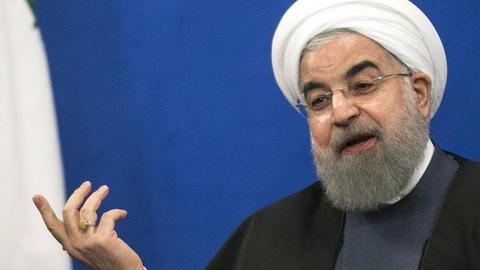 Irans Präsident Hassan Rohani am 11. April 2017 in Teheran.