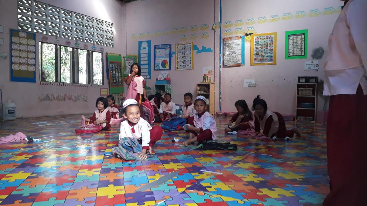 Muslimische Schule im südthailändischen Bezirk Thepha.