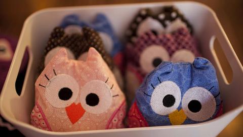 Selbstgemachte Wärmekissen und weitere Handarbeit wird im Online Shop Dawanda angeboten 