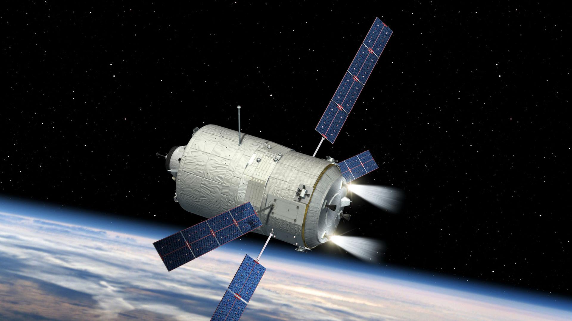 Der europäische Raumtransporter "Georges Lemaître"