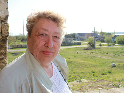 Luise Risling, eine der letzten verbliebenen Schwarzmeerdeutschen in Odessa.