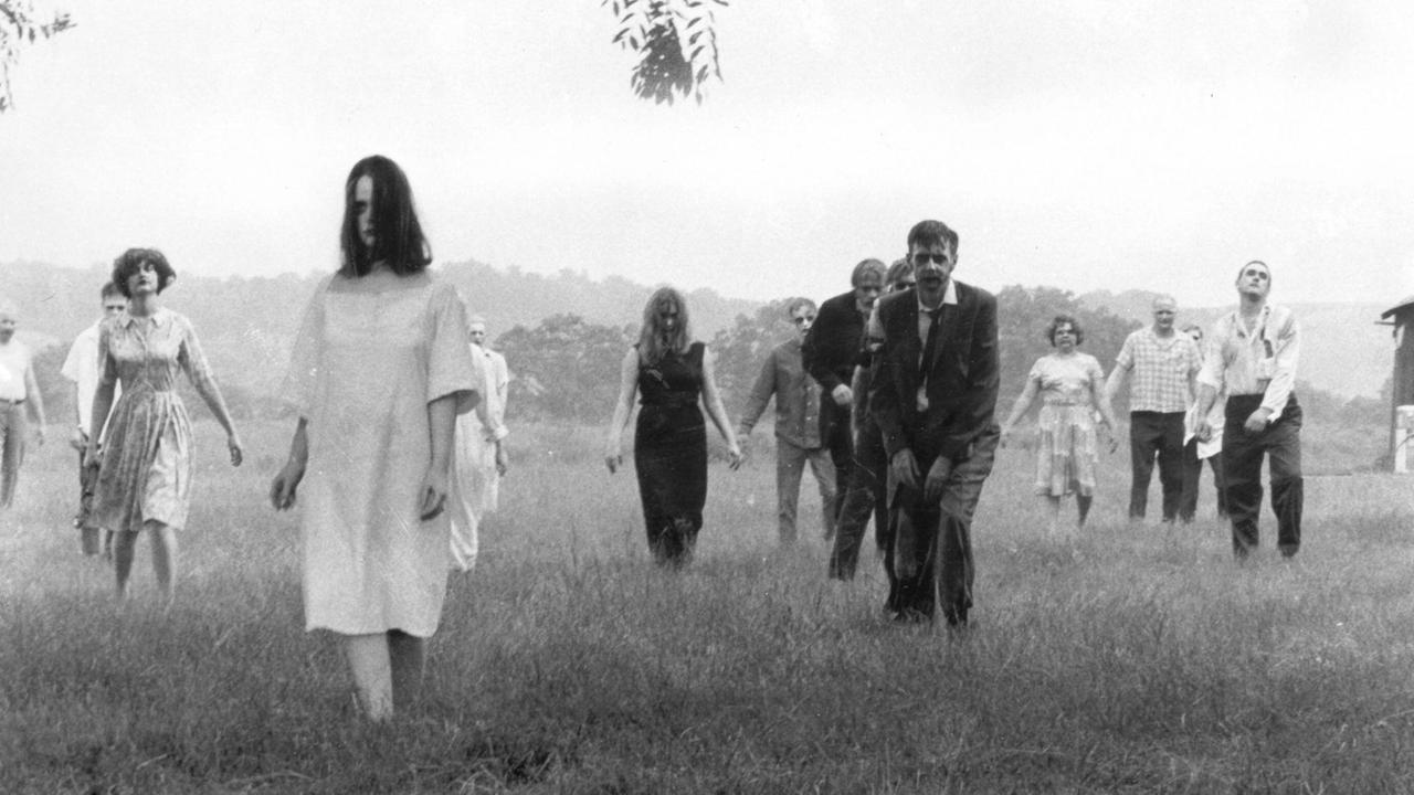 Aufnahme aus dem Film "Die Nacht der lebenden Toten" ("Night oft he Living Dead") von George A. Romero.