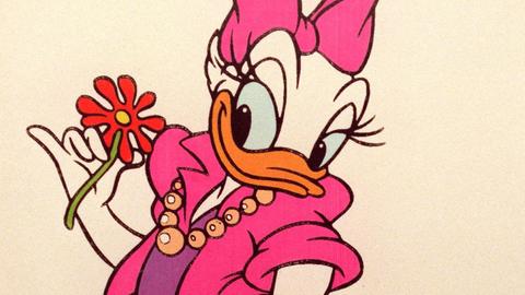 Daisy Duck, die Gefährtin von Comic-Enterich Donald Duck