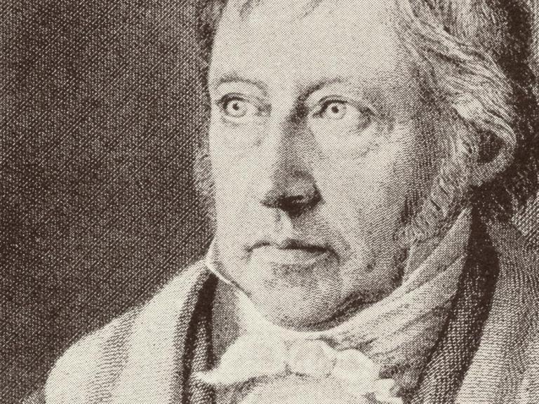 Lithografie Georg Wilhelm Friedrich Hegels