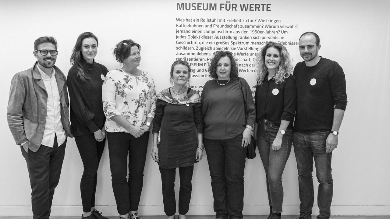 Das Team des Berliner "Museums für Werte"