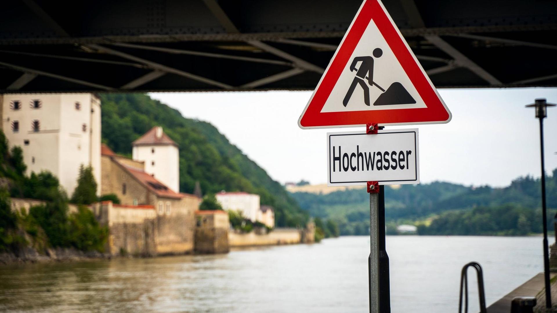 Am 25. Juli 2021 trifft das Hochwasser auch Passau in Bayern