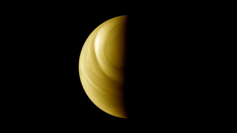 Unser Nachbarplanet Venus ist derzeit strahlender Morgenstern (ESA)