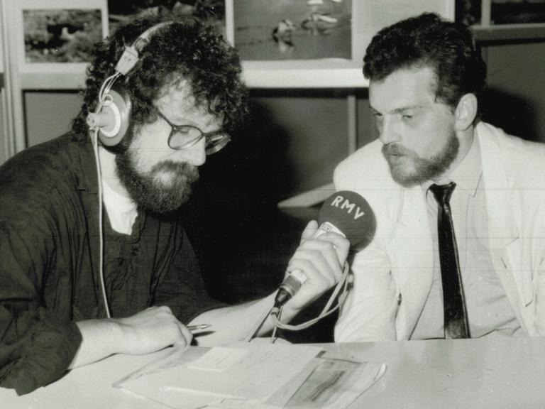 Gerd Pasch während eines Interviews