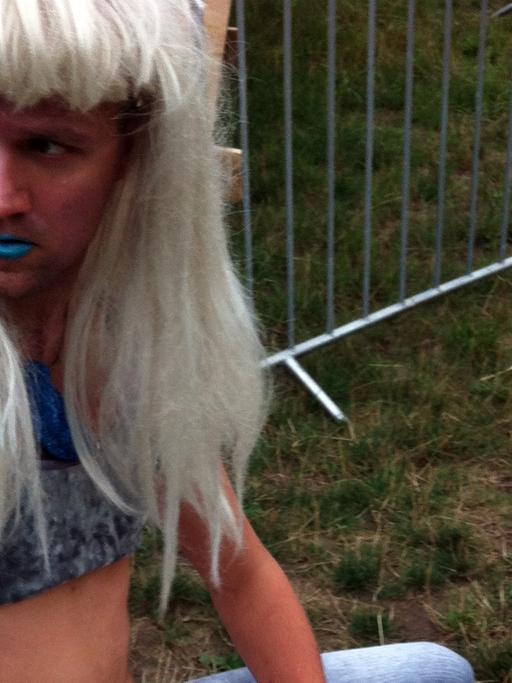 Stückemarkt beim Theatertreffen 2015: Daniel Cremer vom Performance-Kollektiv "Talking Straight"