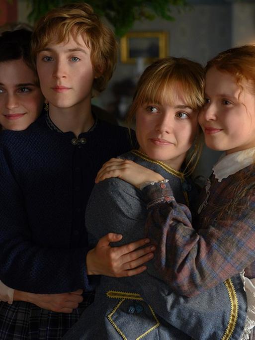 Emma Watson, Saoirse Ronan, Florence Pugh und Eliza Scanlen im Film "Little Women".