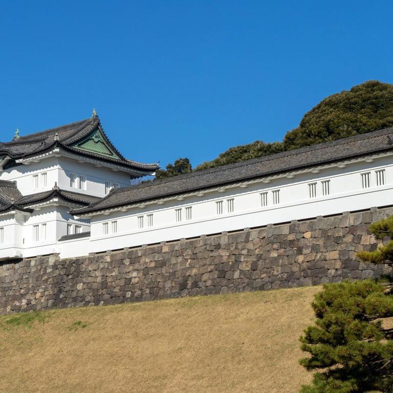 Hauptbau des Kaiserpalastes in Tokio.