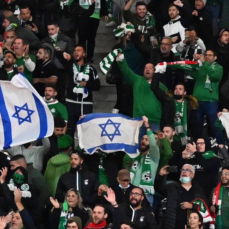 Fans von Maccabi in Berlin