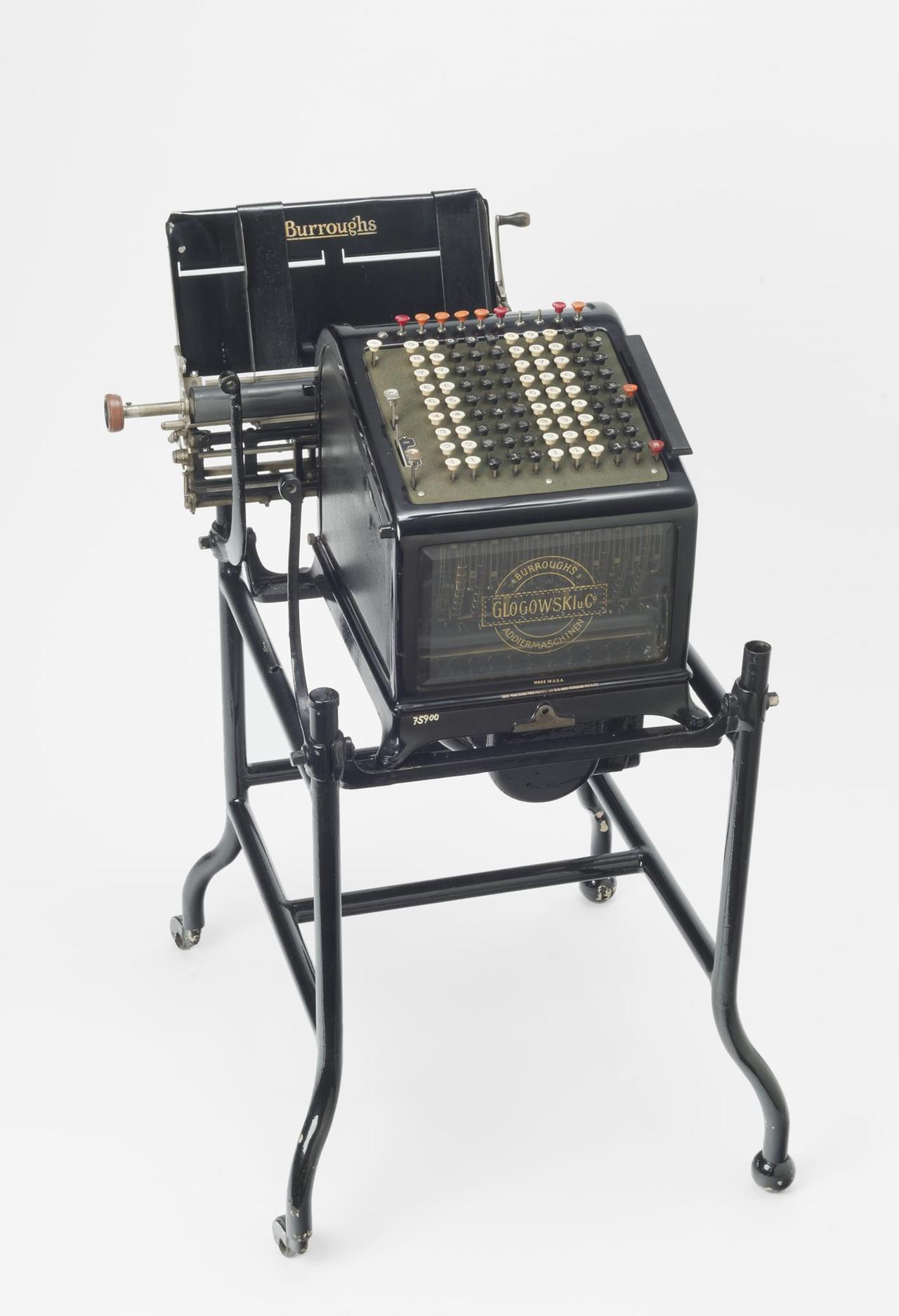 Addiermaschine, ca. 1908, Inv.-Nr. 75900