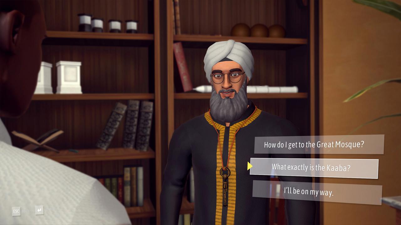 Im Rollenspiel "3D Muslim" wird in erster Linie Wissen über den Hadsch vermittelt