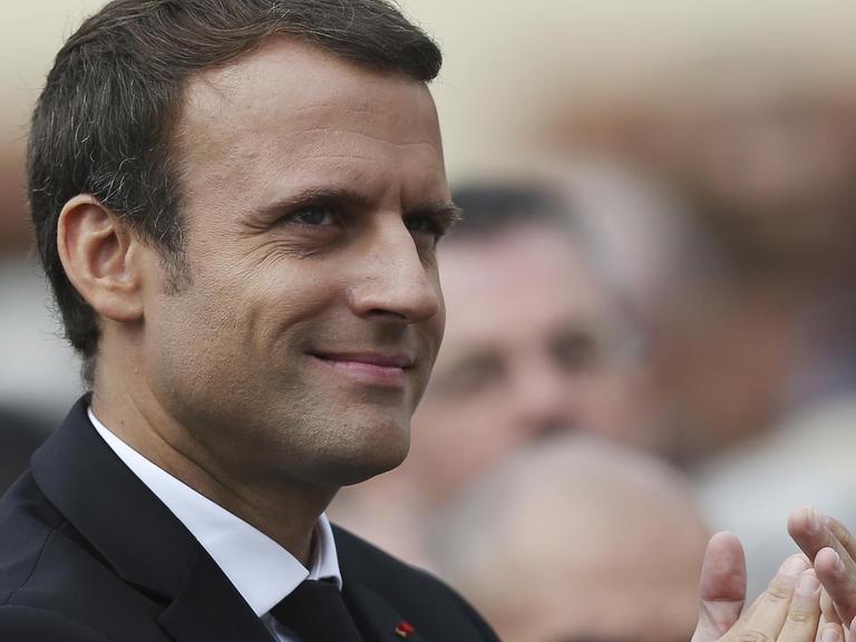 Der französische Präsident Macron.