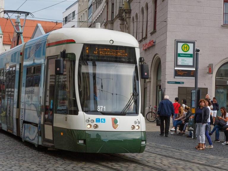 Straßenbahn der Augsburger Verkehrsgesellschaft