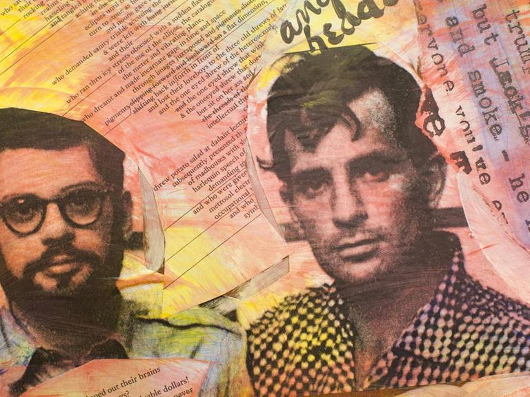 Die US-Autoren Allen Ginsberg und Jack Kerouac