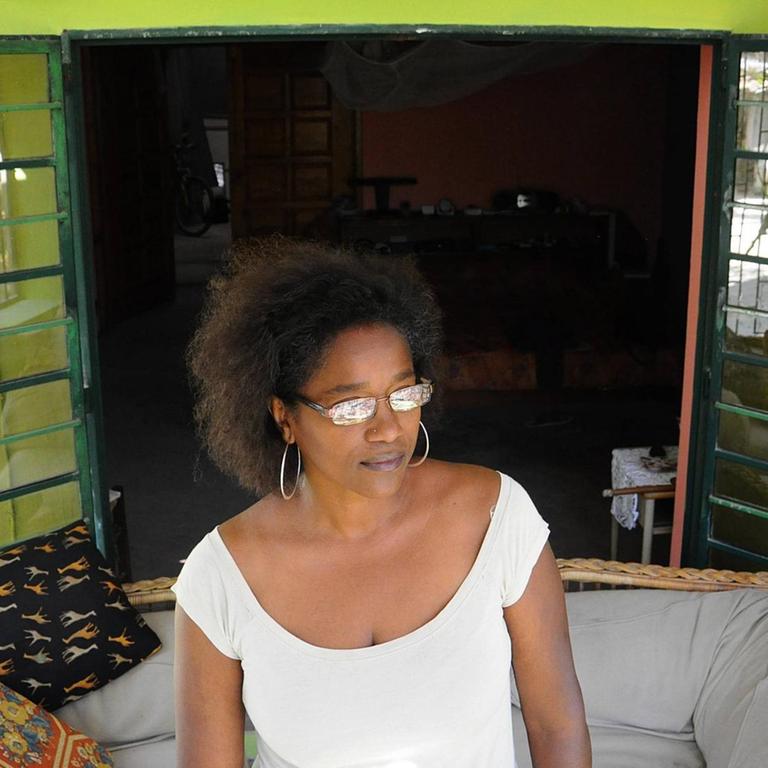 Portrait der haitianischen Schriftstellerin Kettly Mars. (Geschätztes Aufnahmedatum 2012)