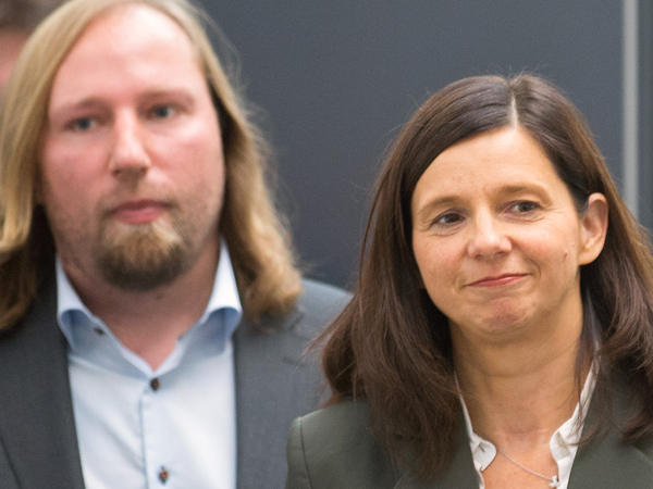 Anton Hofreiter und Katrin Göring-Eckardt, die Fraktionsvorsitzenden der Grünen