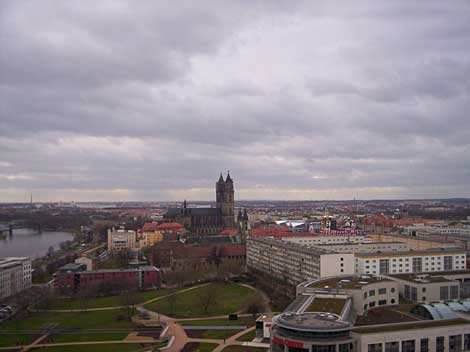 Blick vom Turm der Johanniskirche