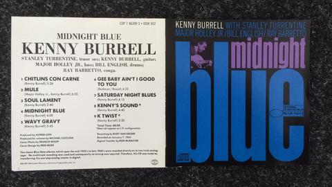 CD Cover der CD "Midnight Blue" von Kenny Burrell