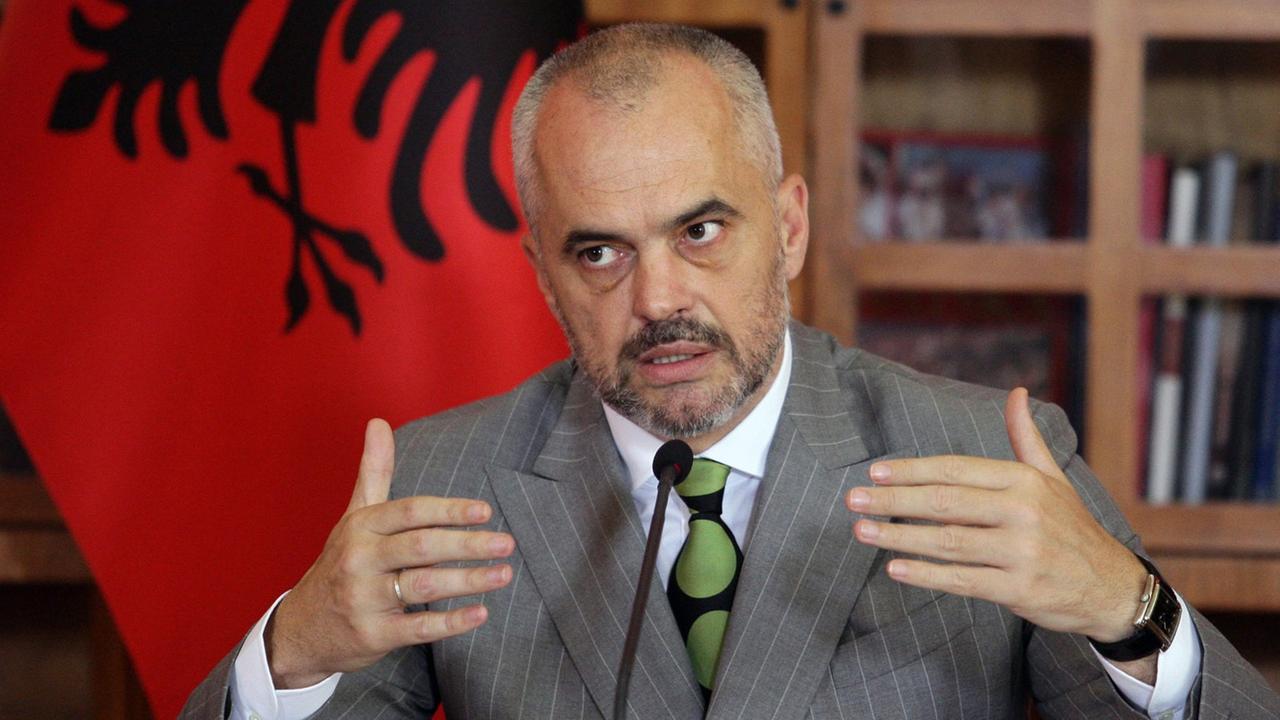 Edi Rama, Ministerpräsident, Albanien, aufgenommen Juni 2014