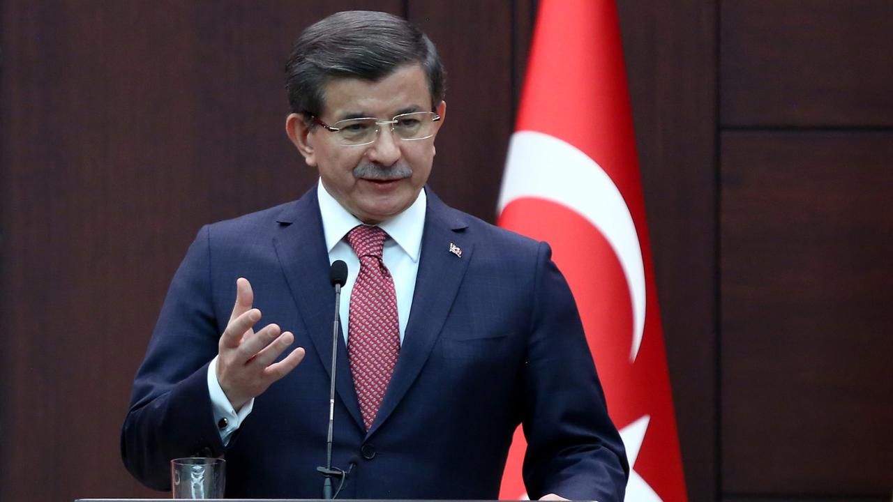 Der türkische Ministerpräsident Ahmet Davutoğlu