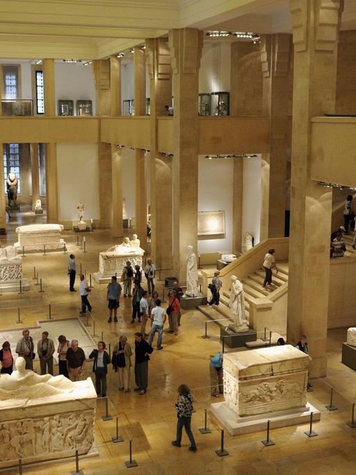 Innenansicht des Nationalmuseums, Beirut, Libanon