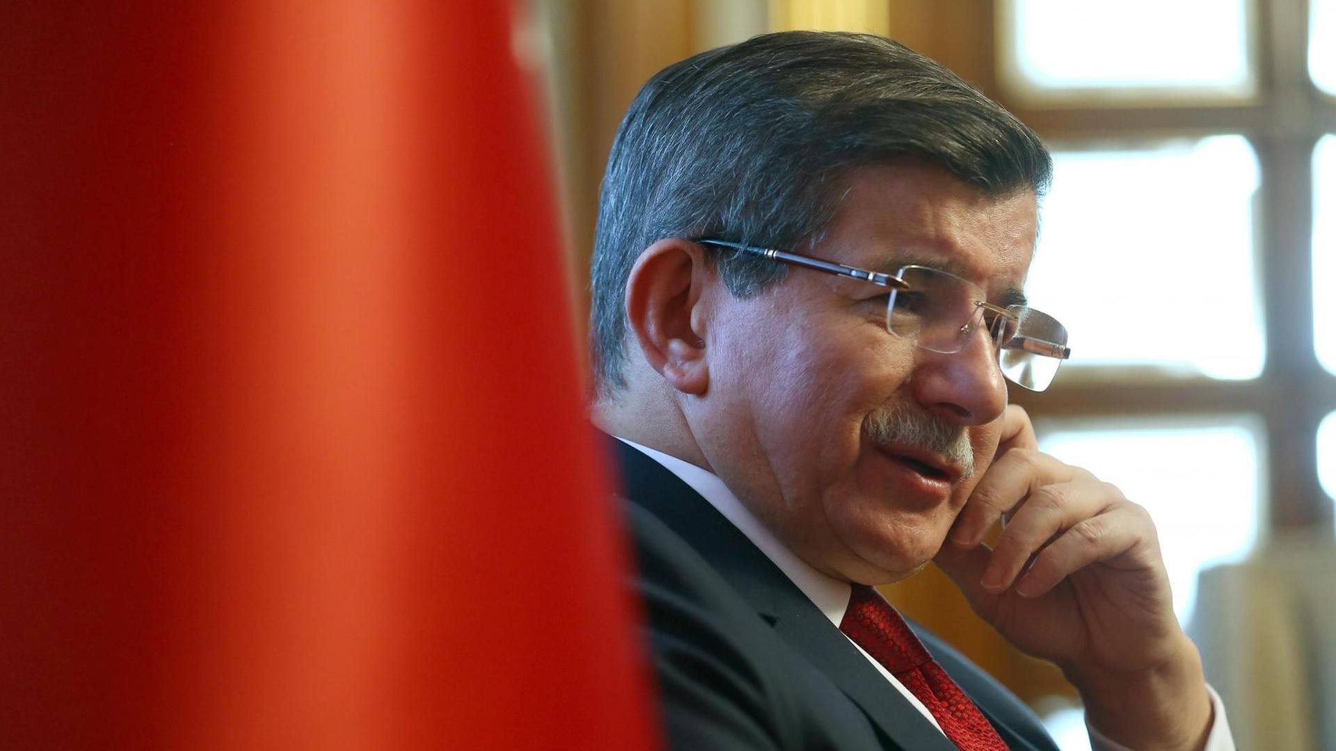 Der türkische Ministerpräsident Ahmet Davutoglu