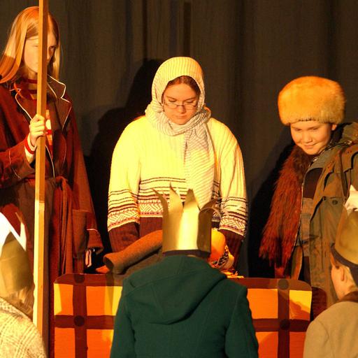 Generalprobe zum Stück "Hilfe, die Herdmanns kommen" des Kindertheaters im Stadttheater Beckum