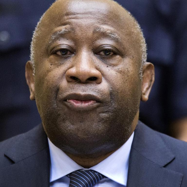 Der ehemalige Präsident der Elfenbeinküste, Laurent Gbagbo, vor dem Internationalen Strafgerichtshof in Den Haag.

