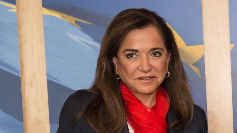 Die frühere griechische Außenministerin Dora Bakoyannis in Brüssel.