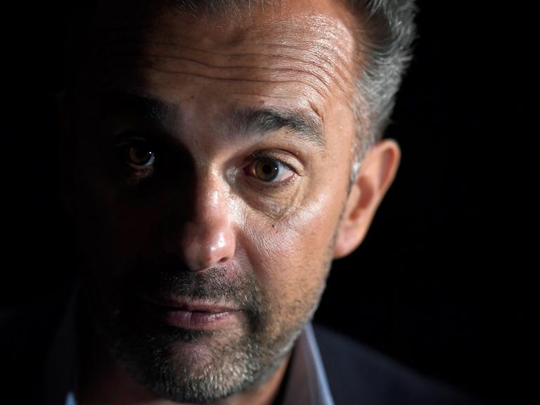 Der französische Philosoph Abdennour Bidar bei der Vorstellung seiner Bewegung "Fraternité Générale" am 20 September 2016 in Paris.
