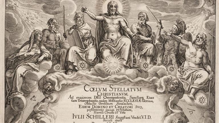 Titelblatt des Schillerschen Sternatlas